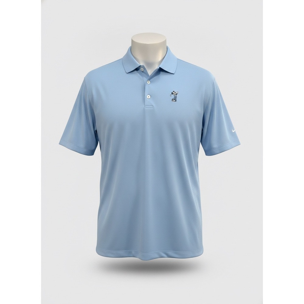 Nike Golf Walt Disney World NikeFit DRY Blue Polo Shirt Mens XXL New